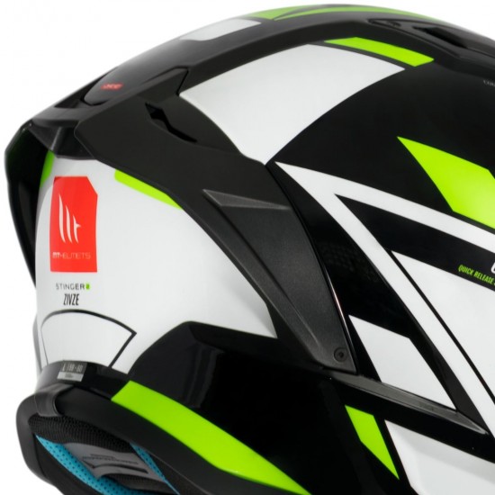 CAPACETE MT STINGER 2 ZIVZE B3 - AMARELO FLUOR